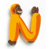 DJECO Djeco: Little Big room Dekorbetű - N - Animals