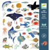 DJECO Djeco Matricák - Csillámló óceán - Ocean
