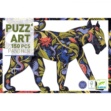 DJECO Djeco Művész puzzle - Fekete párcuc - Panther játékfigura