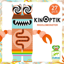 DJECO Djeco Optikai puzzle - Vicces szörnyek, 27 db-os puzzle, kirakós