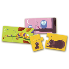 DJECO Djeco Párosító puzzle - Mama-baba - Mom and baby puzzle, kirakós