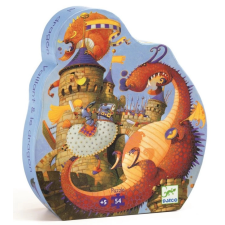 DJECO DJECO sárkány csata puzzle 54 darabos puzzle, kirakós