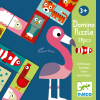  Djeco Domino - Állatfelek - Testes puzzle