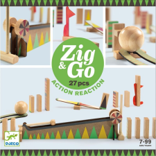 DJECO Építőjáték - Zig & Go - 27 darabos - Djeco kreatív és készségfejlesztő