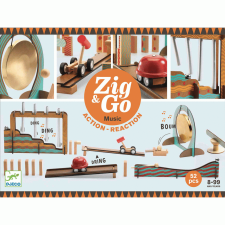DJECO Építőjáték - Zig & Go - Music - 52 darabos - Djeco kreatív és készségfejlesztő