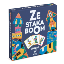 DJECO Felfedező játék - Egyensúly építő - Ze Stakaboom kreatív és készségfejlesztő