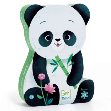 DJECO Formadobozos puzzle - Panda és kicsinye -24db-os puzzle, kirakós
