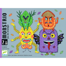 DJECO Kártyajáték - Szörnytrió - Monstrio kártyajáték