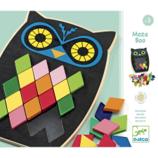 DJECO Képkirakó - Színes mozaikok- baglyos - Mosa Boo puzzle, kirakós