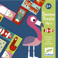 DJECO Kétfeles Domino - Animo-puzzle puzzle, kirakós