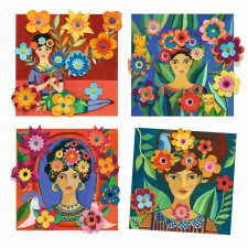 DJECO Kreatív készlet Frida Kahlo, Djeco ihlette kreatív és készségfejlesztő
