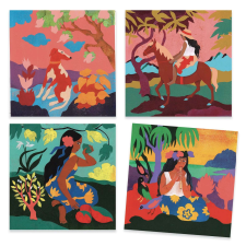 DJECO Kreatív készlet kollázsokkal Paul Gauguin, Djeco kreatív és készségfejlesztő