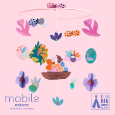 DJECO : Little Big room Szélmobil föggődísz - Természet - Nature kreatív és készségfejlesztő