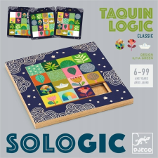 DJECO Logikai Játék Lapkamozgató Tili-toli Képkirakó Taquin Logic (DJ00814) puzzle, kirakós