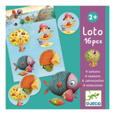 DJECO Lotto 4 seasons - Lottojáték, négy évszak oktatójáték