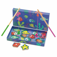 DJECO Mágneses horgászjáték Fishing color, Djeco kreatív és készségfejlesztő