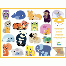 Djeco Matricák - Összetartozás - Coloured stickers mums and babies kreatív és készségfejlesztő