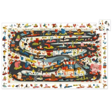 DJECO Megfigyeltető puzzle - Állati autóverseny - Car rally Djeco puzzle, kirakós