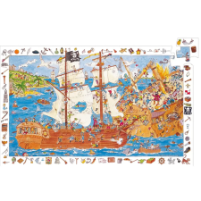  Djeco Megfigyeltető puzzle - Kalózok puzzle, kirakós