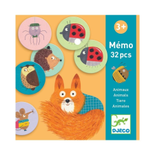 DJECO Memo animals - Állatok memóriajáték társasjáték