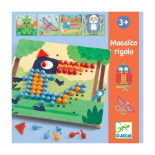 DJECO Mosaico Rigolo - Pötyi mozaik, Vadállatok készségfejlesztő