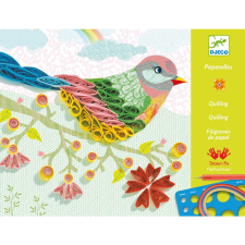 DJECO Művészeti műhely - Quilling díszítésű képek - Spiral seasons kreatív és készségfejlesztő