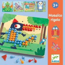 DJECO Oktatási játék Mosaic rigolo, Djeco kreatív és készségfejlesztő