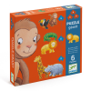 DJECO Óriás puzzle - Afrikai állatok- Marmoset és barátai - Djeco
