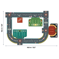 DJECO Óriási puzzle Urban Circuit, Djeco autópálya és játékautó