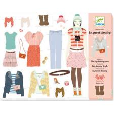 DJECO Papírbaba Öltöztető - Hatalmas Gardrób – One Big Dressing Room (146605) kreatív és készségfejlesztő