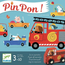 DJECO : PinPon! Szabad utat! kooperatív társasjáték társasjáték