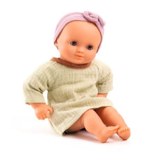 DJECO Pomea játék baba - 32 cm - Pistache kreatív és készségfejlesztő