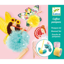 DJECO Pompom készítő - Pompom tündérek - Fairy Pompoms - Djeco kreatív és készségfejlesztő