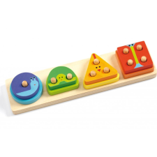 Djeco Puzzle - 1,2,3,4 Alap puzzle, kirakós