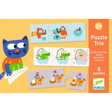 DJECO Puzzle trió - kis mesék - Stories- Djeco puzzle, kirakós