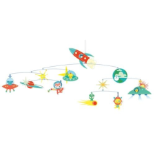DJECO Szélmobil függődísz - Rakéta - Rocket - Djeco dekoráció