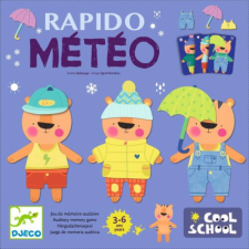 DJECO Társasjáték - Öltözz Teó! - Rapido Meteo - Djeco társasjáték
