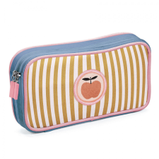 Djeco Tolltartó két rekesszel sok zsebbel - Alma - Apple stationery kits tolltartó