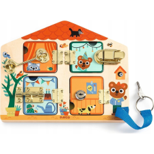 DJECO Ügyesítő játék - Bezáró-kinyitó - Cabanalock (DJ01659) puzzle, kirakós