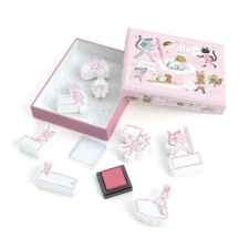 DJECO Üzenet bélyegzők - Lucille message stamps - Djeco kreatív és készségfejlesztő