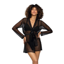 DKaren Aisha tüllköntös, fekete M lakástextília