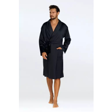 DKaren Lukas férfi szaténköntös, fekete XXL lakástextília