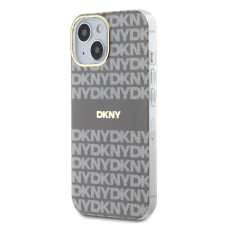 DKNY Apple iPhone 14 DKNY DKHMP14SHRHSEE MagSafe Hátlap - Bézs tok és táska