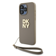 DKNY Apple iPhone 14 Pro DKNY DKHCP14LPBSWSE Hátlap - Bézs tok és táska