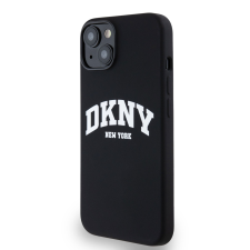 DKNY Apple iPhone 15 DKNY DKHMP15SSNYACH Liquid Silicon MagSafe Hátlap - Fekete tok és táska