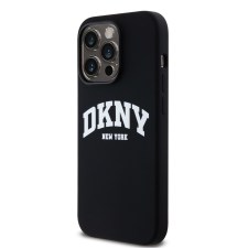 DKNY Apple iPhone 15 Pro DKNY DKHMP15XSNYACH Liquid Silicon MagSafe Hátlap - Fekete tok és táska