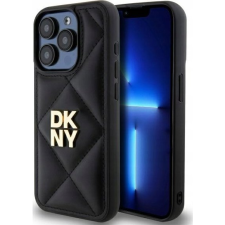 DKNY DKHCP15LPQDSLK Quilted Stack Logo Tok iPhone 15 Pro - Fekete (DKHCP15LPQDSLK) tok és táska