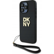 DKNY DKHCP16XPBSWSK Wrist Strap Stock Logo Keménytok iPhone 16 Pro Max - Fekete (DKHCP16XPBSWSK) tok és táska