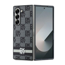 DKNY DKHCZFD6PCPTSSK Chequered Pattern Printed Stripes tok Samsung Galaxy Z Fold6 F956 - fekete tok és táska