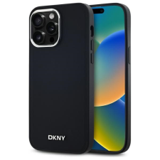 DKNY DKHMP14XPSCMCLK Plain Logo MagSafe-kompatibilis keménytok iPhone 14 Pro Max - fekete tok és táska